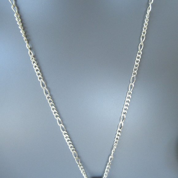 Gorgeous Mexican Large Sterling Silver Jade Pendant Necklace Marked Mexico 925 - Picture 7 of 10